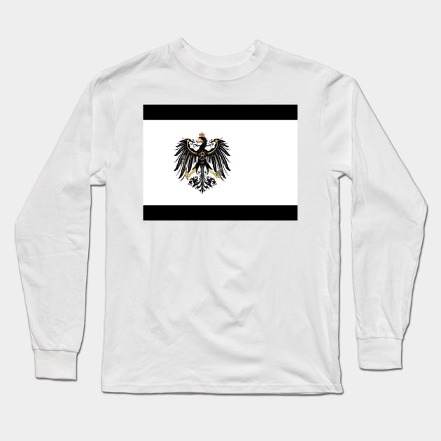 Prussian coat of arms flag Long Sleeve T-Shirt by AidanMDesigns